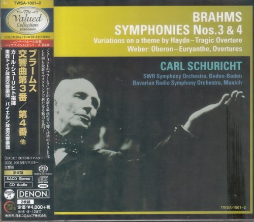 Carl Schuricht - Brahms: Symphonies Nos. 3 & 4 (1961) [2015 SACD The Valued Collection Platinum]