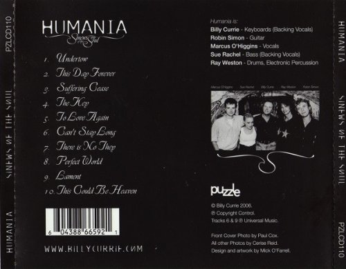 Humania - Sinews Of The Soul (1989/2006)