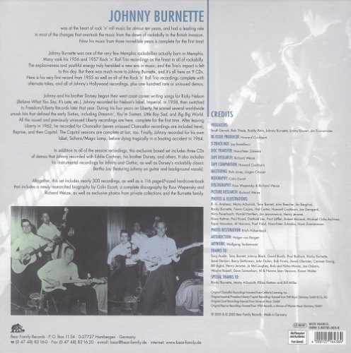 Johnny Burnette - The Train Kept A-Rollin' Memphis to Hollywood: The Complete Recordings 1955-1964 (2003)