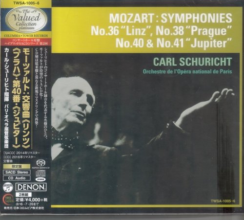 Carl Schuricht - Mozart: Symphonies Nos.36, 38, 40, 41 (1961-64) [2016 SACD The Valued Collection Platinum]
