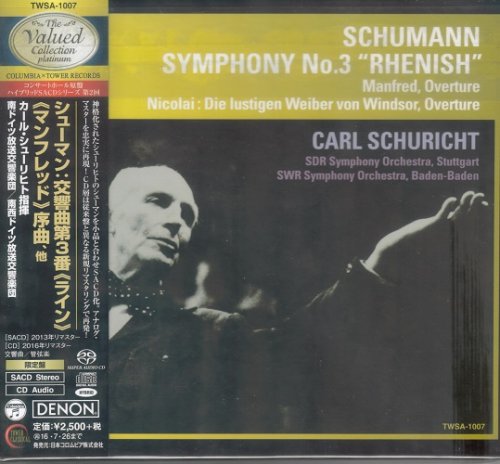 Carl Schuricht - Schumann: Symphony No.3 (1960, 1962) [2016 SACD The Valued Collection Platinum]