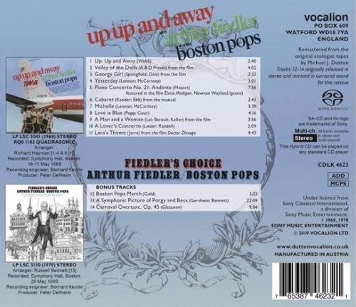 Arthur Fiedler & the Boston Pops - Up, Up and Away & Fiedler's Choice (1968,1970) [2019 SACD]