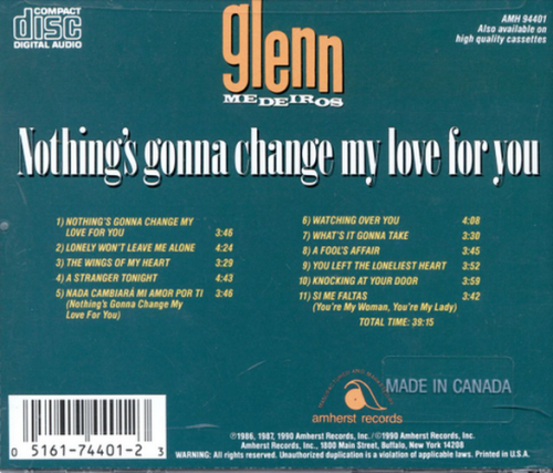 Glenn Medeiros - Nothing's Gonna Change My Love For You (1990)