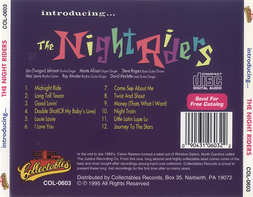 The Night Riders - Introducing... The Night Riders (Reissue) (1967/1995)