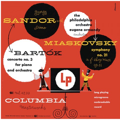 Gyorgy Sandor - Bartók: Piano Concerto No. 3 & Myaskovsky: Symphony No. 21 (Remastered) (2020) [Hi-Res]