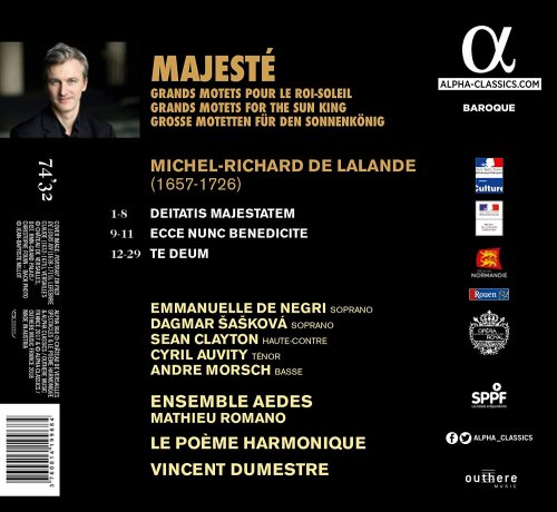 Le Poème Harmonique, Ensemble Aedes & Vincent Dumestre - Lalande: Majesté (Collection Château de Versailles) (2018) [Hi-Res]