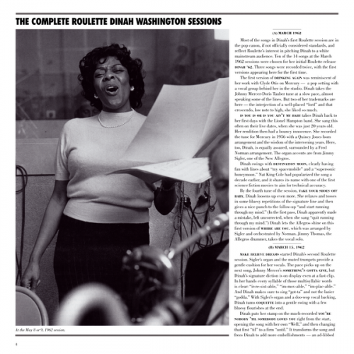 Dinah Washington - The Complete Roulette Dinah Washington Sessions (5CD Box set) (2004)