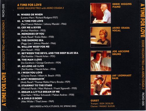 Eddie Higgins Trio With Akiko Osada - A Time For Love (2002)