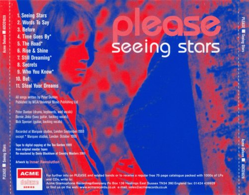 Please - Seeing Stars (Reissue) (1969/2001) Lossless