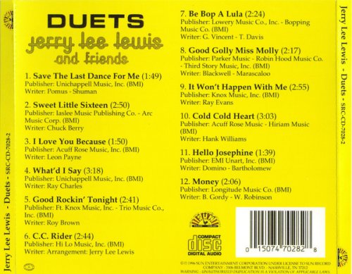 Jerry Lee Lewis and Friends - Duets (Reissue, Remastered) (1977/1996)