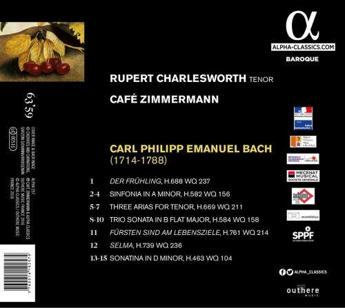 Café Zimmermann, Rupert Charlesworth - C.P.E. Bach: Der Frühling (2016)