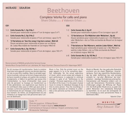 Shani Diluka & Valentin Erben - Beethoven: Complete Works for Cello and Piano (2017)