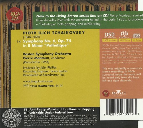 Pierre Monteux - Tchaikovsky: Symphony No. 6 Pathetique (1955) [2004 SACD]