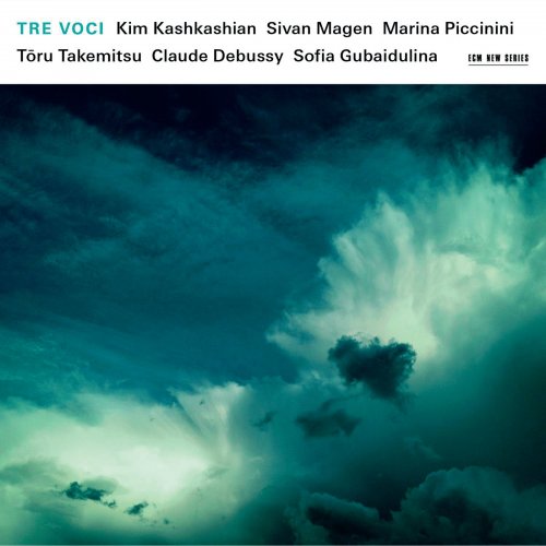 Kim Kashkashian, Sivan Magen & Marina Piccinini - Tre Voci: Takemitsu / Debussy / Gubaidulina (2014) [Hi-Res]