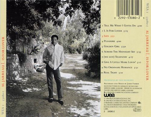 Al Jarreau - L Is For Lover (1986) CD Rip