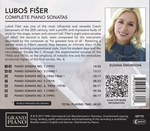 Zuzana Šimurdová - Fišer: Complete Piano Sonatas (2017) [Hi-Res]