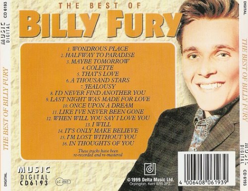 Billy Fury - The Best Of (1999)