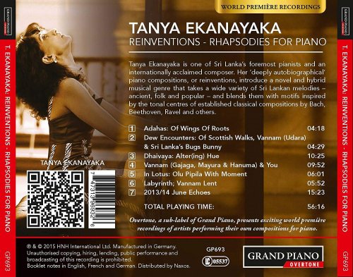 Tanya Ekanayaka - Ekanayaka: Reinventions - Rhapsodies for Piano (2015) [Hi-Res]