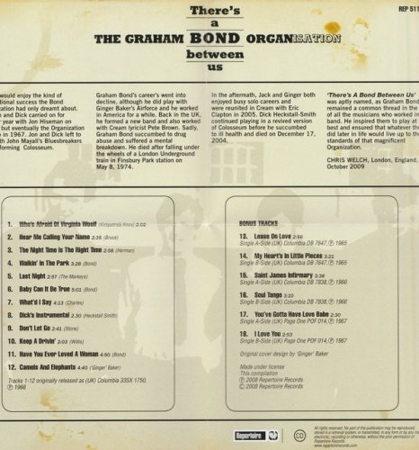 The Graham Bond Organization - There's a Bond Between Us (Remastered) (1965/2009)