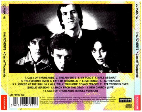 The Adverts - Cast Of Thousands (Reissue) (1979/1998)