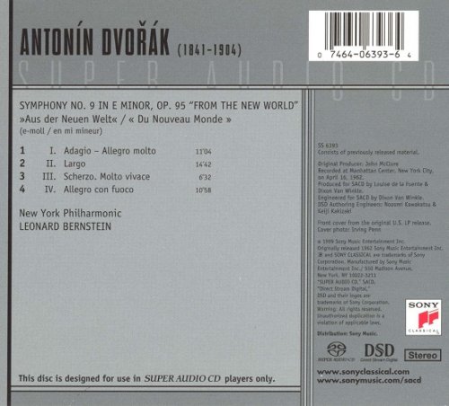 Leonard Bernstein - A. Dvorak: Symphony No. 9, “From the New World” (1962) [1999 SACD]