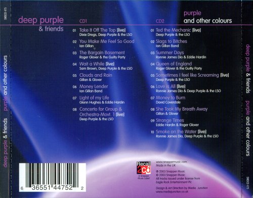 Deep Purple & Friends - Purple And Other Colours (2003)