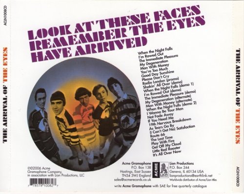 The Eyes - The Arrival Of The Eyes (1965-66/2006)