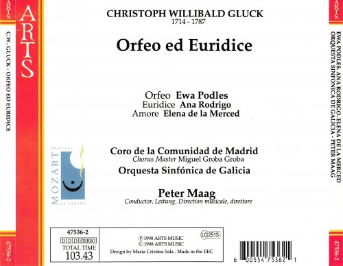 Ewa Podles, Ana Rodrigo, Elena de la Merced - Gluck: Orfeo ed Euridice (1999)