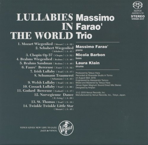 Massimo Farao' Trio - Lullabies In The World (2018) [2019 SACD]