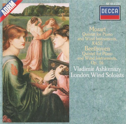 Vladimir Ashkenazy, London Wind Soloists - Mozart, Beethoven: Quintets for Piano and Wind Instruments (1988)