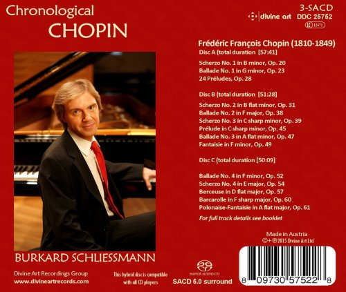 Burkard Schliessmann - Chronological Chopin: Ballades, Preludes, Scherzi (2016) [SACD]