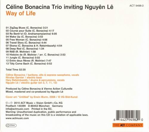 Celine Bonacina Trio inviting Nguyen Le - Way of Life (2010)