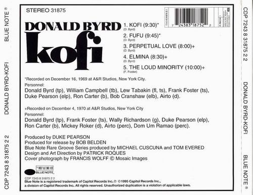 Donald Byrd - Kofi (1969) 320 kbps+CD Rip