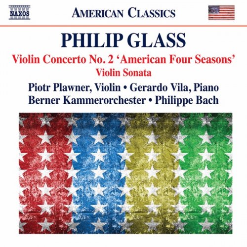 Piotr Plawner - Glass: Violin Concerto No. 2 "The American Four Seasons" & Violin Sonata (2020) [Hi-Res]
