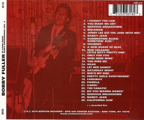 Bobby Fuller - El Paso Rock: Early Recordings Volume 3 (2010)
