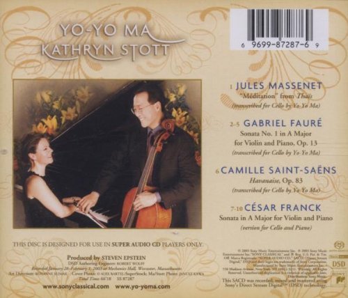 Yo-Yo Ma & Kathryn Stott - Paris La Belle Epoque (2003) [SACD]