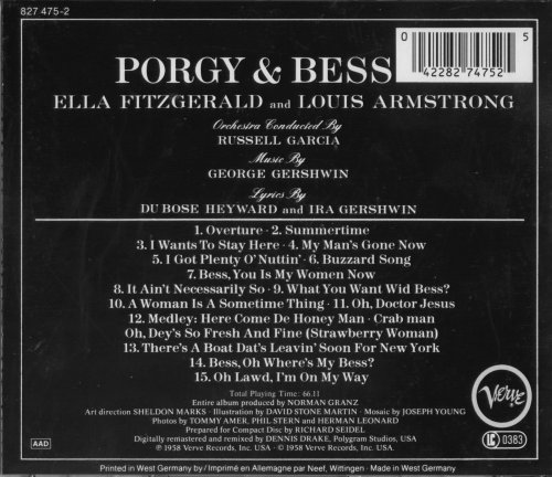 Ella Fitzgerald & Louis Armstrong - Gershwin: Porgy & Bess (1987)