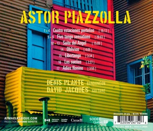 Denis Plante - 4 Piazzolla Buenos Aires (2012) [Hi-Res]