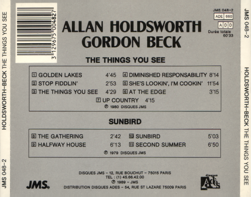 Allan Holdsworth & Gordon Beck ‎- The Things You See (2007)