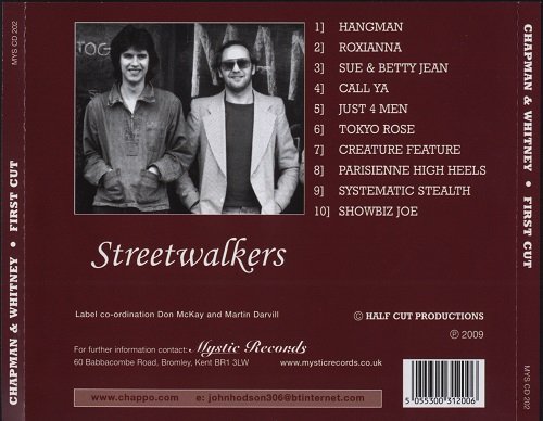 Chapman-Whitney - First Cut Streetwalkers (Reissue) (1974/2009)