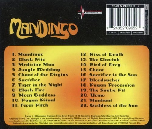 Mandingo - Mandingo / Sacrifice (Reissue) (1972-73/1999)