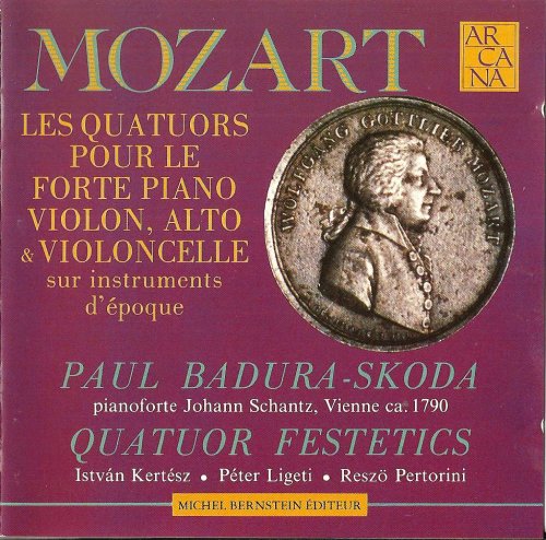 Paul Badura-Skoda, Quatuor Festetics - Mozart: Piano Quartets (1993)