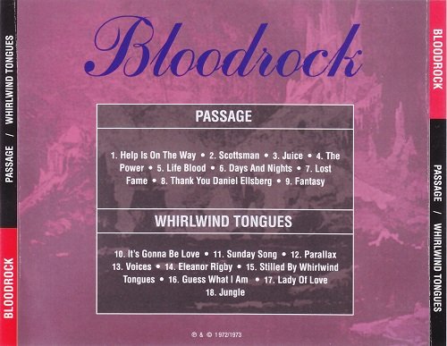 Bloodrock - Passage / Whirlwind Tongues (Reissue) (1972-73/2001)