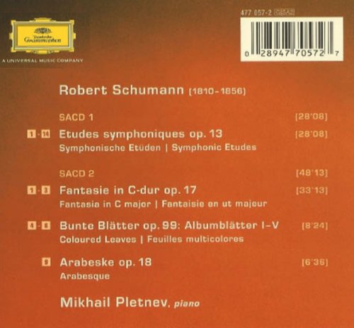 Mikhail Pletnev - Pletnev Plays Schumann (2004) [SACD]