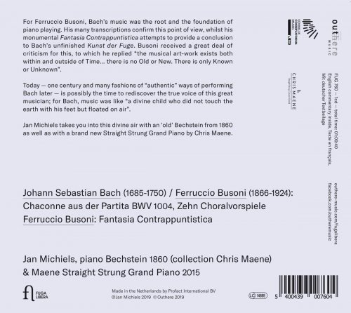Jan Michiels - Bach-Busoni (2020) [Hi-Res]