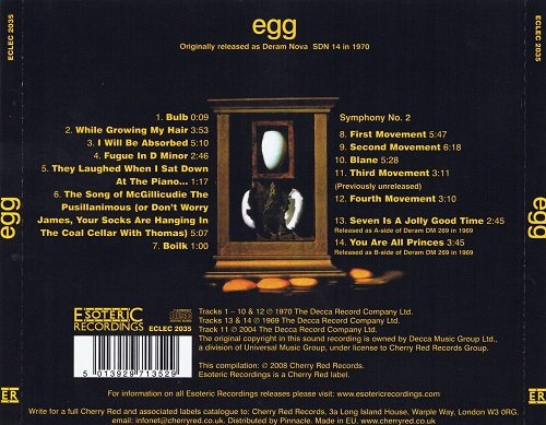 Egg - Egg (Reissue, Remastered) (1969-70/2008)