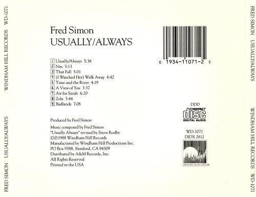 Fred Simon - Usually/Always (1988)