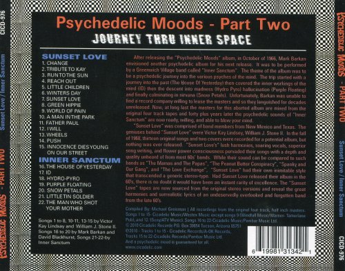 Inner Sanctum / Sunset Love - Psychedelic Moods, Pt. 2: Journey Thru Inner Space (1967-68/2010)