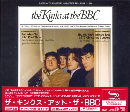 The Kinks - The Kinks At The BBC-Radio & TV Sessions And Concerts: 1964-1994 (5 Mini LP SHM-CDBox Set) (2013)