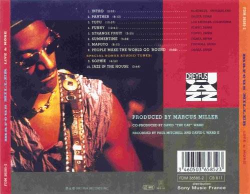 Marcus Miller - Live & More (1997) FLAC